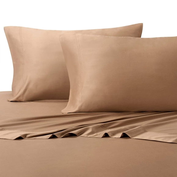 Silky-Soft Viscose from Bamboo-Cotton Hybrid, Full 4PC Bed Sheets Set, Taupe