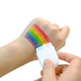 thumbnail image 5 of Body Paint Rismise Rainbow Face Body Paint 2Pcs Face Paint Lgbt Flag Color Face Paint Stick Gay Face Paint Makeup Rainbow Marches Events Festival Gay Da, Body Paint for Women, 5 of 5