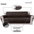 thumbnail image 3 of Housse de Canapé Réversible Protecteur de Meubles avec Sangles Élastiques pour Animaux Enfants Chien Chat (XX Grand, Chocolat/beige), 3 of 8