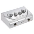 thumbnail image 1 of Karaoke Sound Mixer Dual Mic Inputs With Cable N-1 Silver Color, 1 of 7