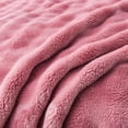 thumbnail image 4 of Tyidzon Throw Blanket Solid Colour Flannel Rabbits Hair Blanket Nap Cover Blanket Heavy Sofa Blanket Velvet Blanket, 4 of 8
