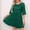 Green, variant on Summer Dress for Women DYTTDG Women's Sequin Dress Round Neck Short Sleeve Loose Party Mini Dresses Great Gifts for Less Rose Gold,S