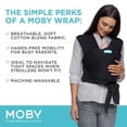 thumbnail image 3 of MOBY Wrap Baby Carrier, 3 of 9