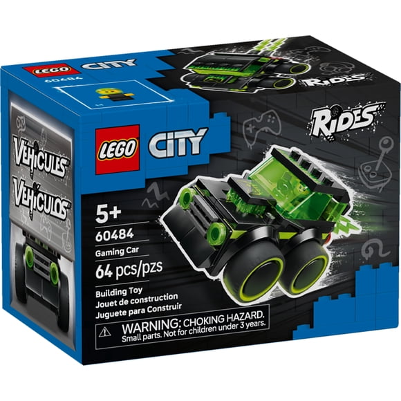 LEGO City Véhicules – La voiture de course de jeux vidéo – Ensemble de modèle de voiture – 60484