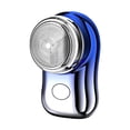 thumbnail image 3 of lionlar Electric Mini Shaver Hair Remover Trimmer USB Rechargeable Easy to Use Face Hair gradient blue, 3 of 9