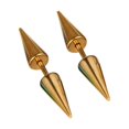 thumbnail image 2 of 1Pc Men Boys Titanium Steel Spike Stud Earring Punk Ear Stud Rock Piercing Stud Steel Rivets Earring, 2 of 9