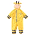 thumbnail image 1 of Imperméable Poncho Combiné pour 3-10 Ans Respirant pour l'Été Imperméable Jaune P, 1 of 8