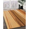 thumbnail image 3 of Ahgly Company Machine Washable Indoor Rectangle Transitional Orange Area Rugs, 2' x 4', 3 of 7