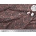 thumbnail image 3 of Soimoi Rayon Fabric Texture & Greek Key Geometric Decor Fabric Printed Yard 56 Inch Wide, 3 of 3