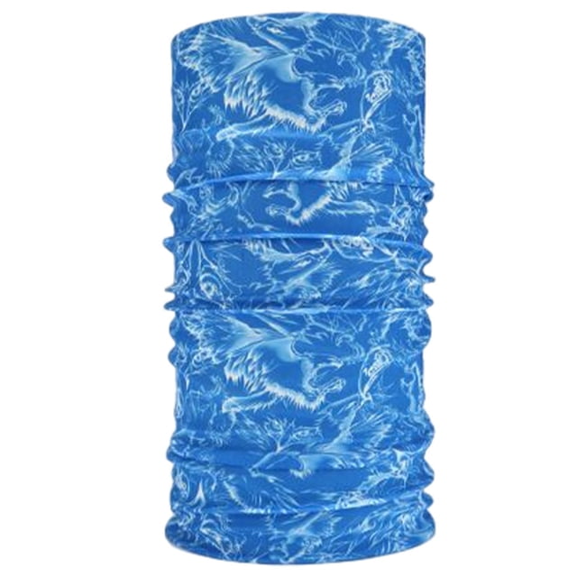 Walson Neck Gaiter Collar Balaclava Tube Seamless Bandanas Dustproof Scarves Breathable Wraps Turban for Outdoor Riding Hiking blue