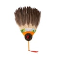 thumbnail image 1 of Esquirla Ancient Chinese Zhuge Liang Feather Fan Adult Feather Handheld Fan for Party B, 1 of 8
