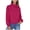 Hot Pink, variant on EQWLJWE Women'S Cowl Neck Oversized Sweatshirts Hoodies ,Turtleneck Sweaters For Women,Women'S Turtleneck Long Sleeve Shirt,2024 Fall Trendy Pullover Preppy Clothes Cute Teen Girls Outfits