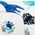 thumbnail image 4 of 2PCS Changing Pad Cover for Baby Breathable and Comfortable Changing Table Sheet with Green Elephant/White Bear Patterns Bassinet Sheets Durable Baby Mattress Cover for Boys Girls, 4 of 7