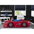 thumbnail image 2 of Delta Children Grand Prix Race Car Toddler & Twin Bed - RED, 2 of 5