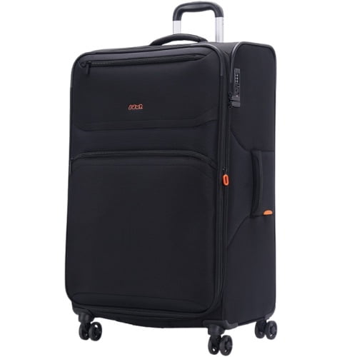 JUMP (Moorea) Valise Extra-Grand - Chef-D'œuvre Française à Parois Souples avec 4 Roues, Valise à Parois Souples Ultra Légère et Extensible avec Coque en textile, Deux Poches Zippées avant, Serrure TSA Intégrée et Fermetures Éclair Antivol, Poignée Télescopique Multi-Positions, Intérieur Doublé avec Sangles de Soutien et Poches Zippées Internes; 34.6 x 20.9 x 13.8 Po (88 x 53 x 35 cm), 138 L. Utilisée Souvent comme Bagage Enregistré Ou comme Rangement de Vêtements hors Saison.