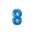 thumbnail image 2 of Blue SuperShape Foil Balloon - Your Perfect Party Decor with Extended Float Time, 2 of 2