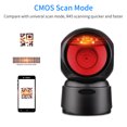 thumbnail image 2 of Labymos 1D 2D QR de Bureau Filaire Barcode Scanner Plate-Forme Mains Libres Lecteur de Sens Automatique USB RS232, 2 of 8