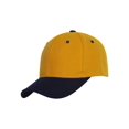 thumbnail image 1 of Casquette de Baseball Bicolore Ajustable, Jaune Marine, 1 of 2