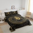 thumbnail image 2 of Ensemble de Literie Signe du Zodiaque Vierge Thème Constellation, Ensemble de Couette Format Simple, Style Bohème Occidental Exotique, Ensembles de Couette 12 Horoscopes Astrologie, Insert de Couette Bohème Soleil et Lune Ciel Étoilé Galaxie Courtepointe, 2 of 5