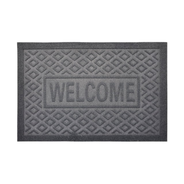 Deeceymbur Door Mat Welcome Mat Entrance Mat Non Slip Doormat Heavy Duty Doormat Scraper Mat for Outside Indoor Outdoor Rug
