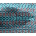 thumbnail image 4 of oneOone Viscose Chiffon Fabric Geometric Ikat Print Fabric By Yard 42 Inch Wide, 4 of 4