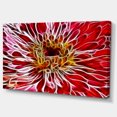 thumbnail image 2 of Fleur Fractale d'Art Numérique Rouge Foncé - Impression sur Toile Florale, 2 of 3