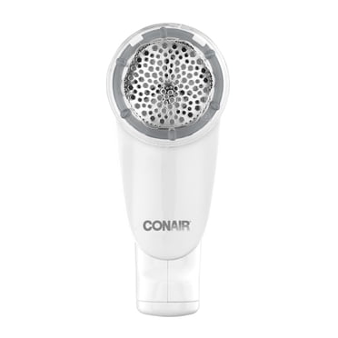 Conair Extreme Fabric Defuzzer, Rechargeable, 3‑Setting Fabric Control, Large Shaving Surface, White, 1 Pk