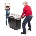 thumbnail image 2 of Pro Stars 2 Table Hockey Simulates Real Ice Hockey Game - Durable Plastic Base (28" x 14") with Easy Sliding Rods + Flat Players Ages 8+ (2 - 4 Players), 2 of 6