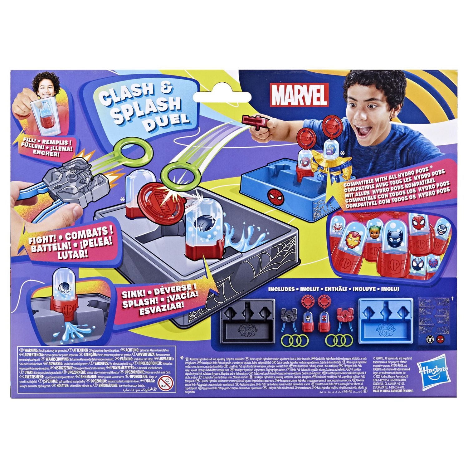 Hydro Pods Marvel Clash & Splash Duel