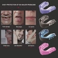 thumbnail image 4 of XZNGL Boxing Rugby Sports Braces with Box Heated Plastic Forming Human Training Mouthguard, 4 of 7