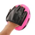 thumbnail image 2 of facefd Mitaines de Boxe en Cuir PU pour Kick Karaté Thaï Rose, 2 of 9