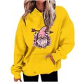 thumbnail image 1 of Birdeem Mode Décontractée pour Femmes Impression de la Saint-Valentin Hauts à Manches Longues Sweat à Capuche, 1 of 1