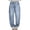 Light Blue, variant on Miqool Women's Sparkly Rhinestone Jeans High Waisted Straight Wide Leg Denim Pants Casual Baggy Boyfriend Trousers with Pockets Streetwear