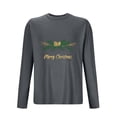 thumbnail image 4 of Pyjamas de Noël pour Hommes Pyjamas de Sport et D\'entraînement Physique pour Hommes T-Shirt Imprimé de Noël à Manches Longues et Col Rond pour Hommes, 4 of 4