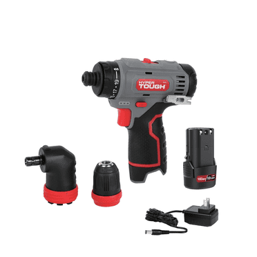 Set de perceuse électrique multifonction 3-en-1 Hyper Tough 12V Max Lithium-Ion