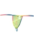 thumbnail image 1 of Rbaofujie Mens G String Men's Netting Breathable Sexy Underwear Rope U-shaped Pouch Exquisite Design T-back Boxers Men Underwear Boxer Brief, 1 of 6