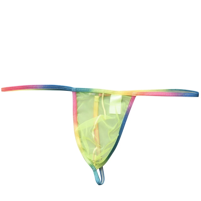 Rbaofujie Mens G String Men's Netting Breathable Sexy Underwear Rope U-shaped Pouch Exquisite Design T-back Boxers Men Underwear Boxer Brief