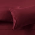 thumbnail image 4 of 1200 Thread Count 100% Egyptian Cotton 4-Piece Bed Sheet Set (1 Flat, 1 Fitted Sheet, 2 Pillow Covers) 21 Inches Deep Pocket Solid Pattern, 4 of 4