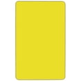 thumbnail image 2 of 30''W x 60''L Rectangular Yellow HP Laminate Activity Table - Height Adjustable Short Legs, 2 of 3