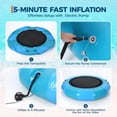 thumbnail image 3 of Inflatable Water Trampoline for Adults – PVC Floating Platform with Double Elastic Rope, Electric Pump, and Rope Ladder – Ideal for Lake, Pool & Calm Sea – Portable Recreational Bouncer, 3 of 7