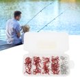 thumbnail image 3 of 100pcs Treble Fishing Hooks,  High Carbon Steel Treble Hooks With Storage Box For Fishing Tackle Gift, 3 of 8
