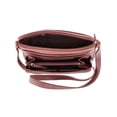 thumbnail image 3 of CTM®  Leather Shoulder Bag Purse with Side Organizer (Women's), 3 of 4