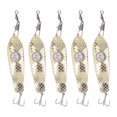 thumbnail image 2 of Electronic LED Fishing Lure, LED Fishing Lure Light Stainless Steel 5PCS Excellent Radioactivity Multiple Grinding with 1 Barb for Fishing Accessories Rose Gold,Gold, 2 of 8