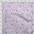 thumbnail image 4 of oneOone Velvet Violet Fabric Asian Floral Block Sewing Material Print Fabric By The Yard 58 Inch Wide, 4 of 4