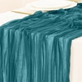 thumbnail image 5 of Boho Gauze Green Wedding Table Runner Fabric Kitchen Dining Holiday Table Decor For Home Party Indoor, 5 of 5