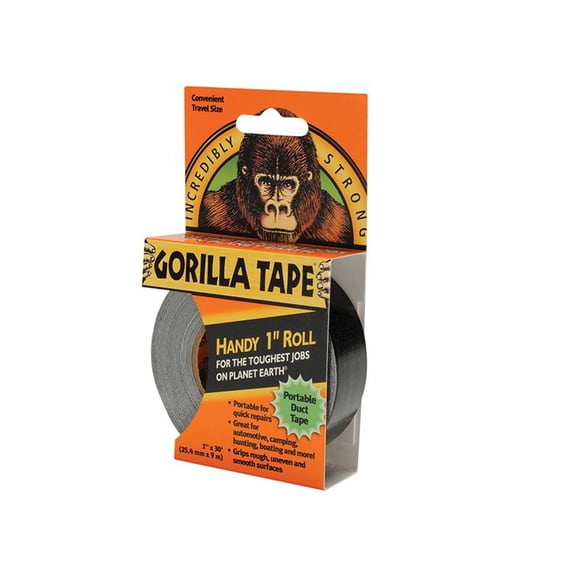 Gorilla Glue - Gorilla Tape® Handy Roll 25mm x 9m Black
