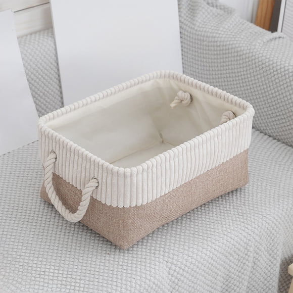 Collapsible Storage Bin, Fabric Storage Box, Foldable Cloth Basket for Home Organization, Toys, and Decor, 1 Count