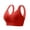Red, variant on TopLLC Bras for Women Everyday Bras Women Wireless Large Size Pull Together Bra Comfortable Underwear on Clearance