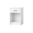 thumbnail image 3 of Mainstays Single Drawer Nightstand, White, 3 of 7