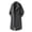 Dark Gray, variant on NTACZA Jackets Men Winter Gray Hooded Wool Peacoat Mid-Length Double-Breasted Trench Coat Men Outerwear Jacket,L